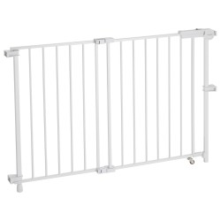 Turvaportti säädettävä leveys 75–109 cm korkeus 71 cm ei kynnystankoa valkoinen