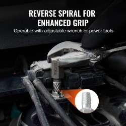 Pultinpoistosarja 35 osaa kromimolybdeeniteräksestä valmistetut ruuvinpoistajat 16 titaanipinnoitettua pikateräs poranterää