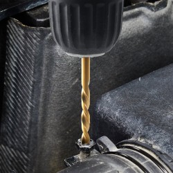 Pultti- ja ruuvinpoistosarja 48-osainen kromi-molybdeeniterästä titaanipinnoitetuilla korkeanopeusteräs-poranterillä