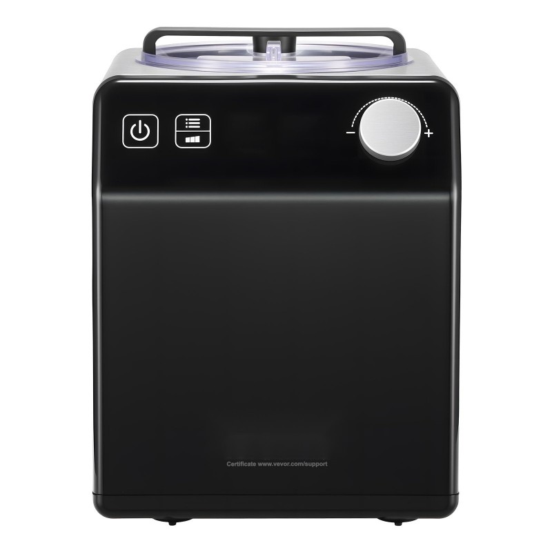 Automaattinen jäätelökone kotikäyttöön 1,9 l ruostumaton teräs neljä toimintatilaa