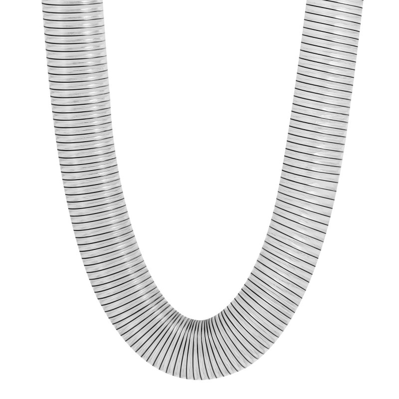 Pölynpoistoletku PVC-muovinen paksunnettu 100 mm x 6,1 m teräslankavahvistettu läpinäkyvä