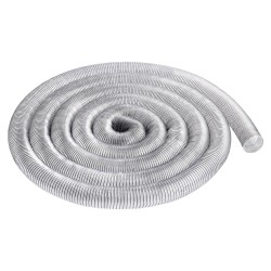 PVC pölynpoistoletku 100 mm 15,24 m paksunnettu teräslankakierre 4 kiristintä puuntyöstökoneisiin