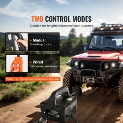 Kannettava sähkönostin 498,95 kilogrammaa nostokyky 7 metriä nostokorkeus 1500 wattia johdollinen kauko-ohjain