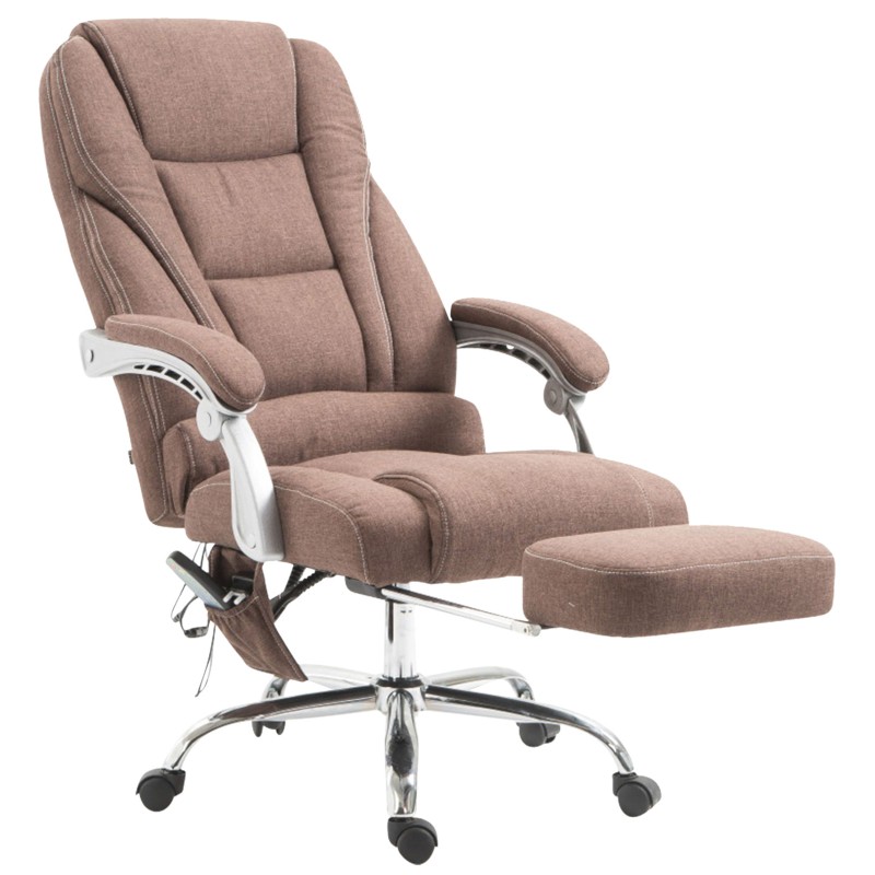 Ergonominen toimistotuoli hierontatoiminnolla ja säädettävällä korkeudella