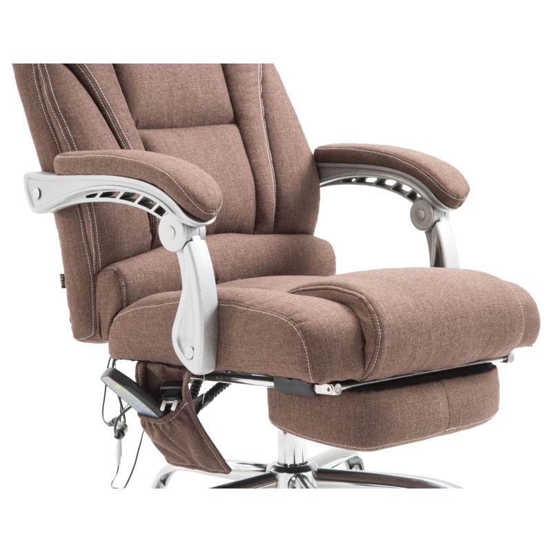 Ergonominen toimistotuoli hierontatoiminnolla ja säädettävällä korkeudella