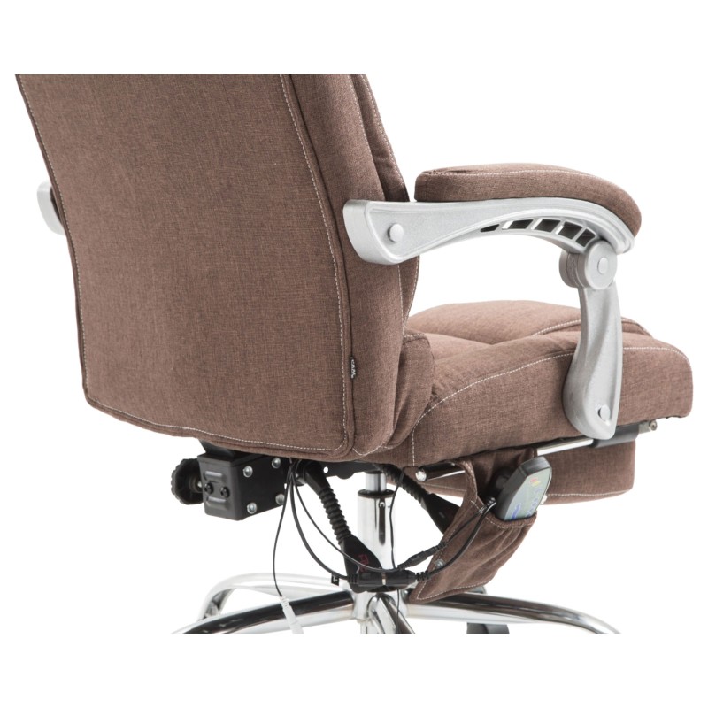 Ergonominen toimistotuoli hierontatoiminnolla ja säädettävällä korkeudella