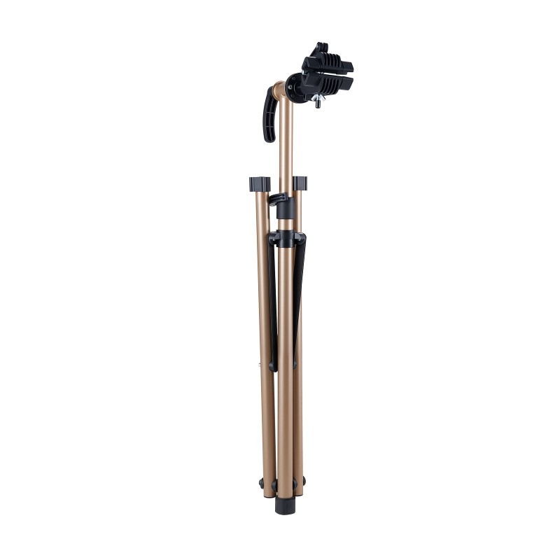 Pyörän huoltoteline Q195-teräs kantavuus 39.9 kg säädettävä 105–152 cm magneettitarjotin 360° puristin