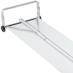 Kattolumiharja alumiinirunko 914 4 cm ulottuvuus 48 3 cm terä liukukankaalla liukuestekahvalla