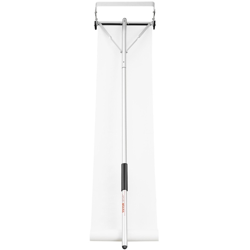 Kattolumiharja alumiinirunko 914,4 cm ulottuvuus 48,3 cm terä liukukankaalla liukuestekahvalla