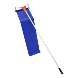 Kattolumiharava 27 cm alumiiniterä säädettävä 1 25 5 24 m pyörillä liukukankaalla