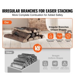 Keraamiset koristepuut 10 kpl keraamisesta kuidusta lämpöä kestävät kaasutakkoihin