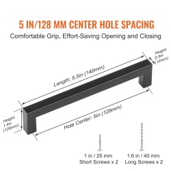Vetimet 30 kappaletta ruostumattomasta teräksestä 128 mm kaappeihin ja laatikoihin