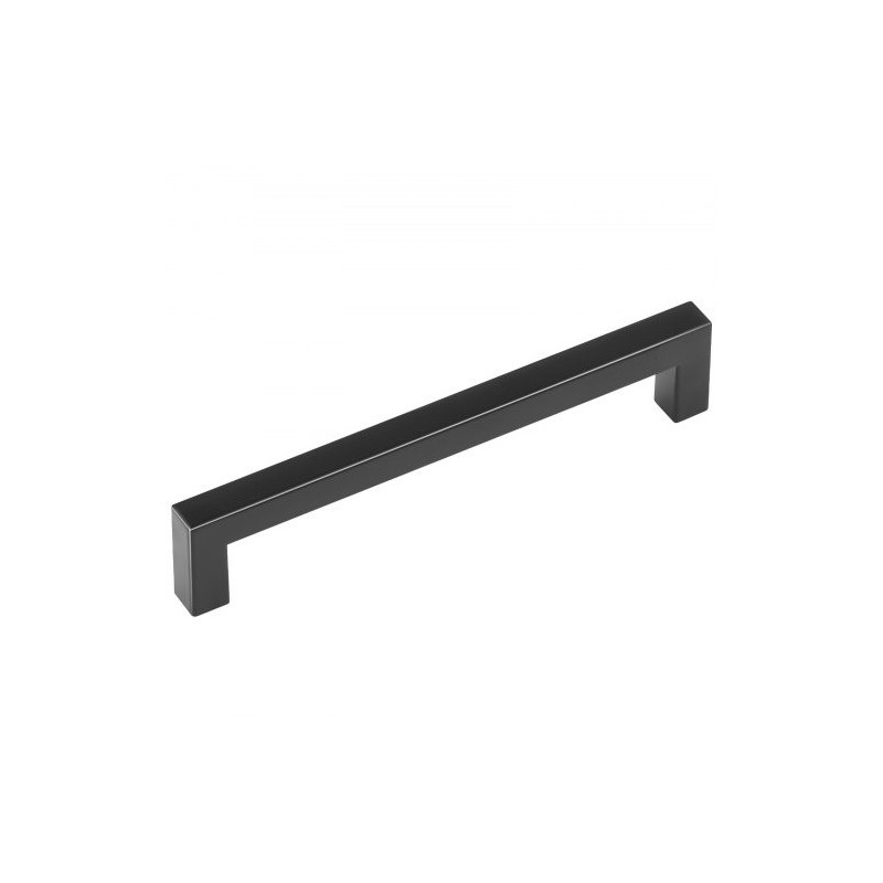 Kaapin vetimet ruostumatonta terästä 160 mm keskireikäväli 10 kappaletta mattamusta