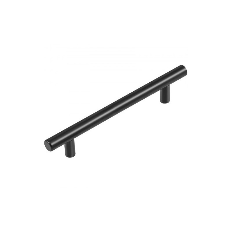 Kaapinvedin ruostumattomasta teräksestä 128 mm keskietäisyys mattamusta 30 kpl keittiöön