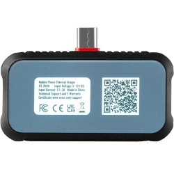 Lämpökamera 256 192 pikseliä 25 Hz Android yhteensopiva Type C liitäntä IP54 20 550 C
