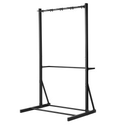 Vapaasti seisova pyöräteline hiiliteräsrunko 136kg kantavuus jopa 5 pyörää sisä- ja ulkokäyttöön