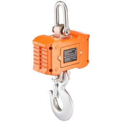 Digitaalinen ripustettava nosturivaaka 1000 kg valualumiinikuori teräskoukku infrapunakaukosäädin 0 2 kg askelväli