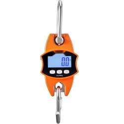 Digitaalinen ripustettava nosturivaaka 400 kilogramman kapasiteetti valualumiinikuori teräskoukut