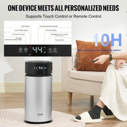 Haihdutuskostutin muovinen 10 litran säiliö suodattimella noin 25 neliömetrin tilaan