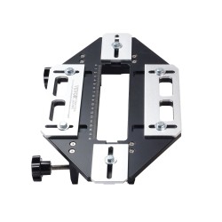 Saranakolo- ja lukon rungon ohjain alumiinirunko säädettävä pituus ja leveys