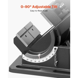 Kallistettava valurautainen porapuristinruuvi 4,25 tuuman leukaleveys 0-90 asteen kulmasäätö