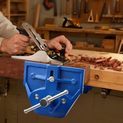 Valurautainen työpöytäpuristin seitsemän tuuman leukaleveys kahdeksan tuuman enimmäisavauma pika avaus säädettävä etupysäytin