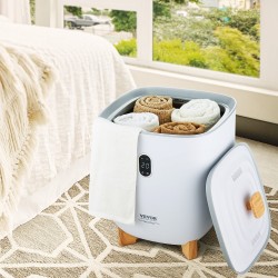 Lämmitettävä pyyheämpäri kahdenkymmenenviiden litran tilavuudella ajastimella ja automaattikatkaisulla