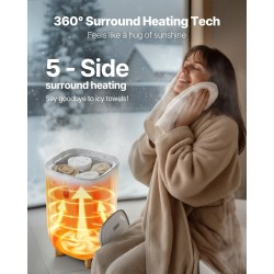 Kylpyhuoneen pyyhkeiden lämmityssäiliö 35 l kapasiteetti ajastimella ja automaattisella virrankatkaisulla