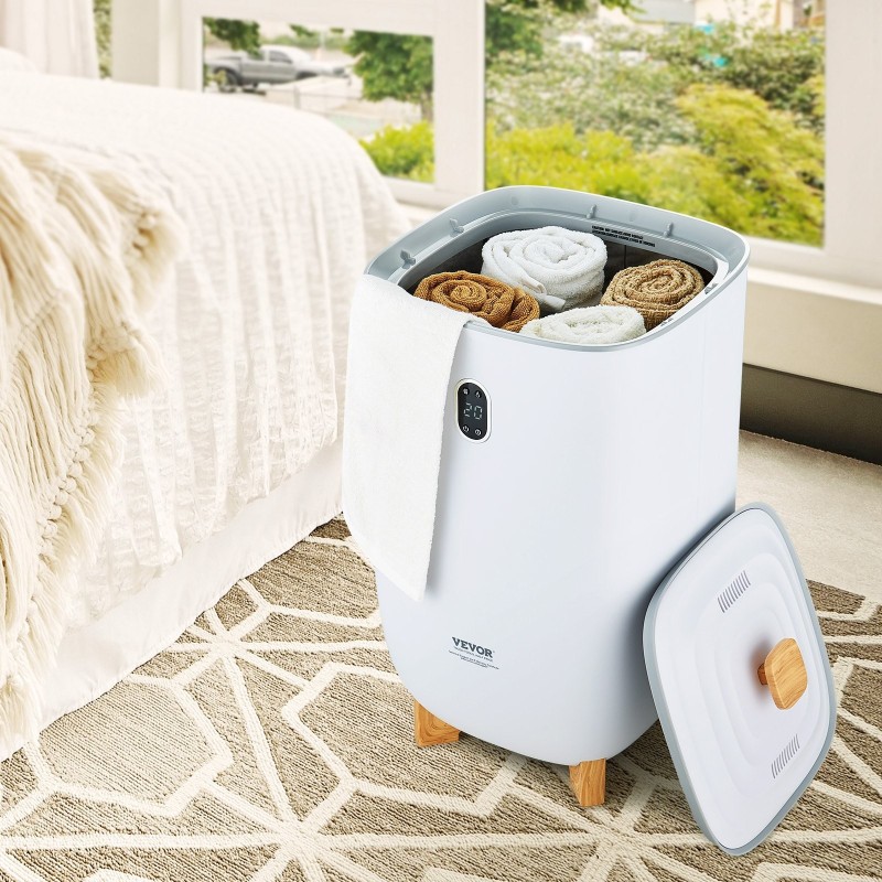 Kylpyhuoneen pyyhkeiden lämmityssäiliö 35 l kapasiteetti ajastimella ja automaattisella virrankatkaisulla