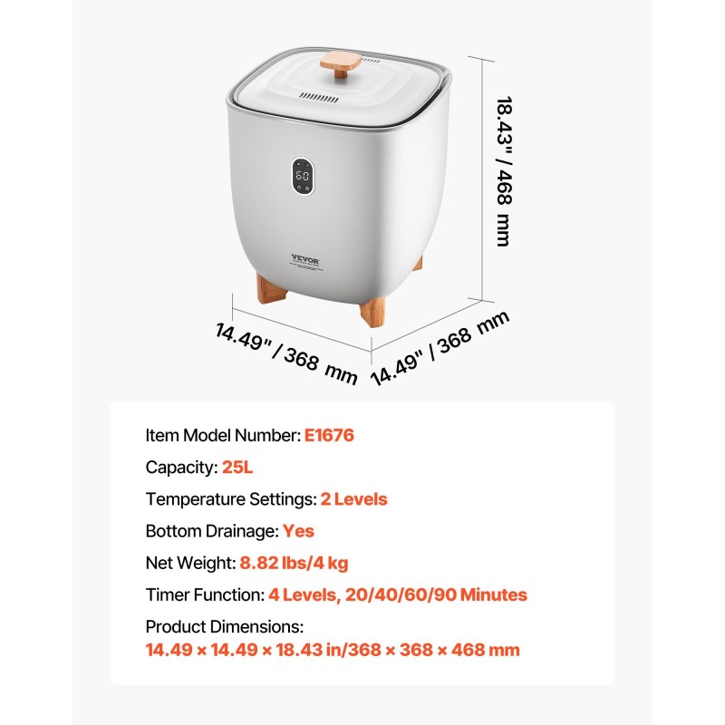 Pyyhkeenlämmitin ämpärimallinen 25 l sopii jopa 5 suurelle pyyhkeelle automaattinen virrankatkaisu