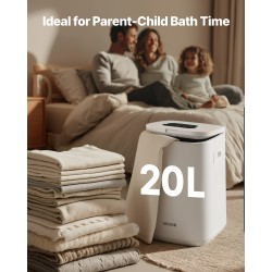 Pyyhelämmitin ämpärimalli 20 litraa sopii jopa 4 pyyhkeelle lapsilukko 24 tunnin ajastus