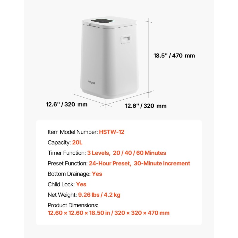 Pyyhelämmitin ämpärimalli 20 litraa sopii jopa 4 pyyhkeelle lapsilukko 24 tunnin ajastus