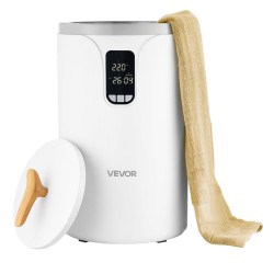 Ämpärimallinen pyyhkeenlämmitin kaksikymmenen litran tilavuus kolmelle pyyhkeelle vuorokauden viiveajastin lapsilukolla