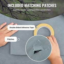 Matkailuauton suojapeite kuitukangas 9,1–9,8 m vesitiivis UV-suojattu 4-kerroksinen yläosa