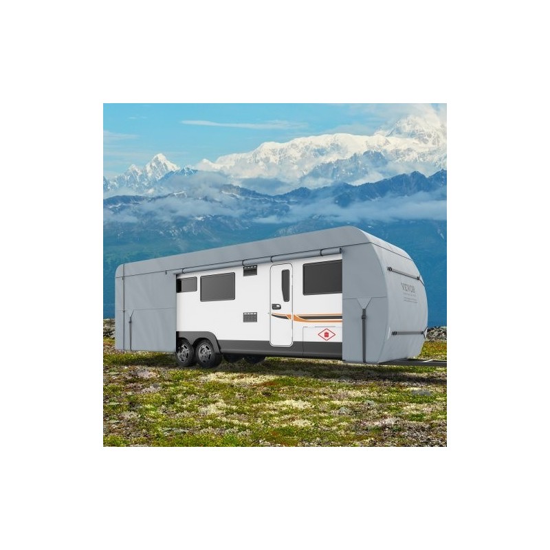 Matkailuauton suojapeite kuitukangas 9,1–9,8 m vesitiivis UV-suojattu 4-kerroksinen yläosa