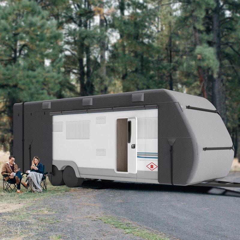 Matkailuauton suojapeite kuitukankainen 7 m A-luokan vedenpitävä monikerroksinen