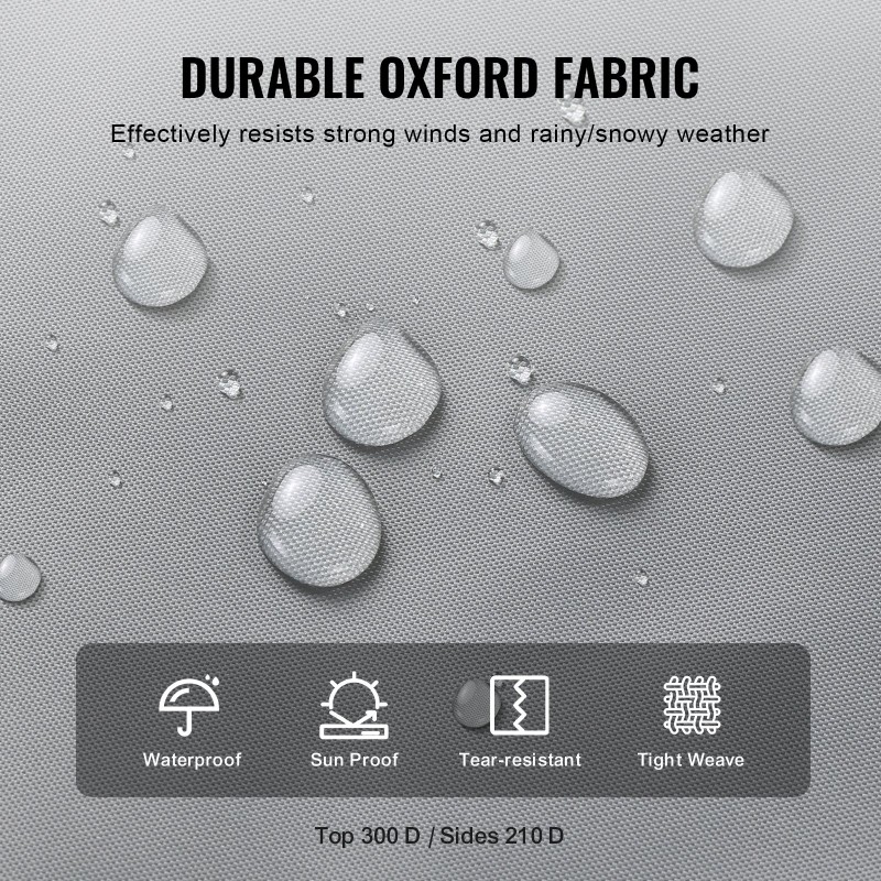 Asuntoauton suojapeite noin 9,8 metrin pituudelle Oxford-kangas vedenpitävä tuulenpitävä