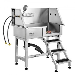 Koiran kylpyallas 304-ruostumattomasta teräksestä 864 mm sähkösäädettävä kantavuus 100 kg