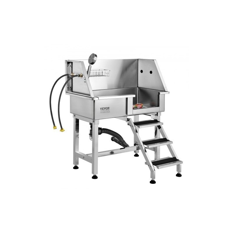 Koiran kylpyallas 304-ruostumattomasta teräksestä 864 mm sähkösäädettävä kantavuus 100 kg