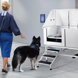 Lemmikkien pesuamme ruostumaton teräs 1575 mm 200 kg portaat luistamaton matto varustepaketti