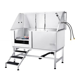 Lemmikkien pesuamme ruostumaton teräs 1575 mm 200 kg portaat luistamaton matto varustepaketti