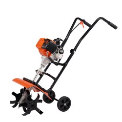 Bensiinikäyttöinen jyrsin 31cc 4-tahtinen 340mm leveä 100mm syvä 4 terää