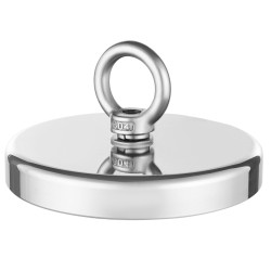 Magneettikalastussarja N35 neodyymimagneetti 590 kg vetovoima 20 m köysi sisältää tartuntakoukun