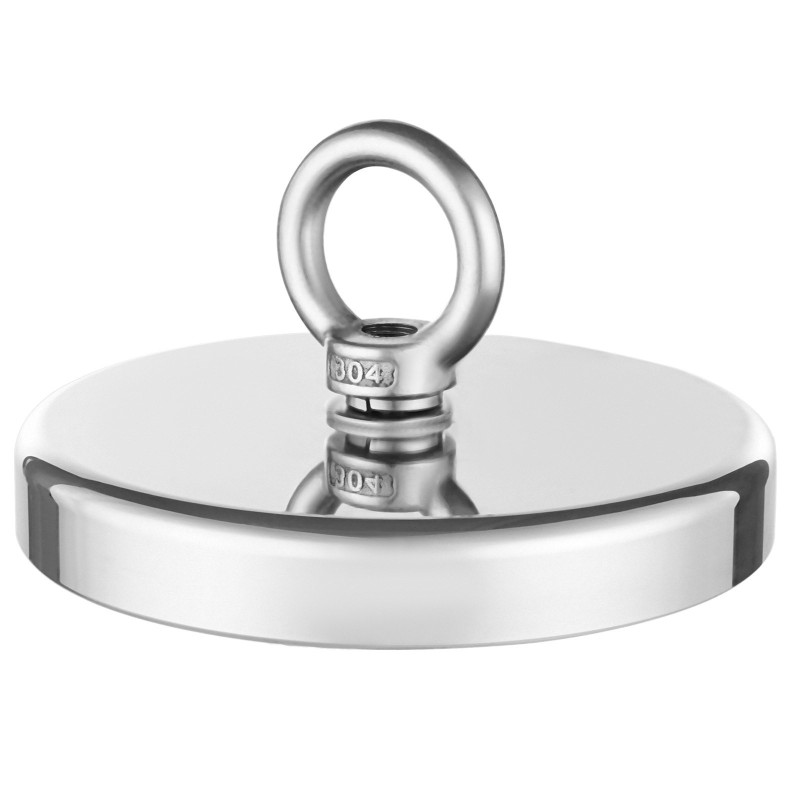 Magneettikalastussarja N35 neodyymimagneetti 590 kg vetovoima 20 m köysi sisältää tartuntakoukun