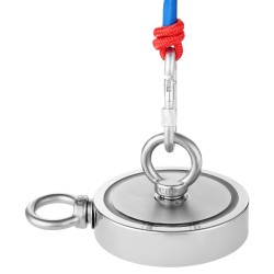 Magneettikalastussarja kaksipuolinen neodyymimagneetti 907 kg vetovoima 6 mm köysi 20 m