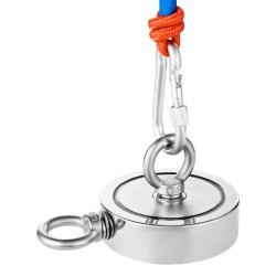 Magneettikalastussarja N35 neodyymimagneetti 635 kg vetovoima 6 mm köysi 20 m PP säilytyslaatikko