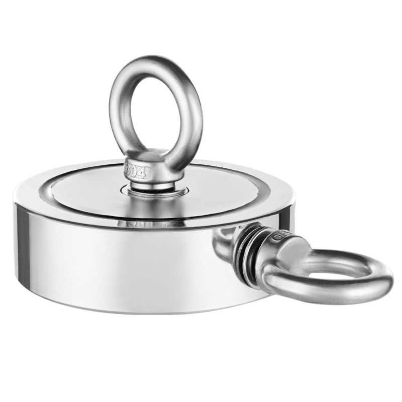 Magneettikalastussarja N35 neodyymimagneetti 635 kg vetovoima 6 mm köysi 20 m PP-säilytyslaatikko