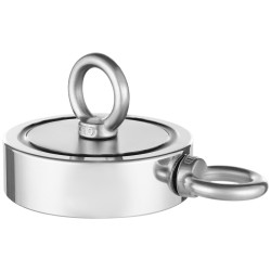 Magneettikalastussarja N35-neodyymimagneetilla 1700 LBS/771 kg vetovoimalla köysi haka hanskat silmukkapultti