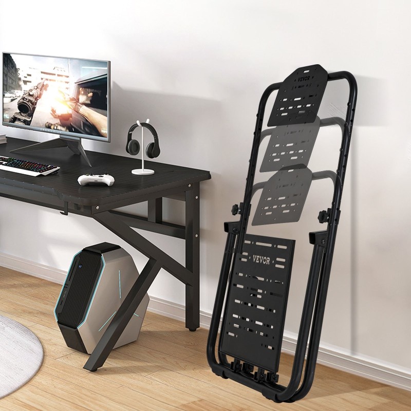 Ratin teline hiiliteräsrunko taittuva korkeussäädettävä X-muotoinen vakaa polkimille