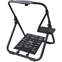 Ratin teline hiiliteräsrunko taittuva korkeussäädettävä X-muotoinen vakaa polkimille